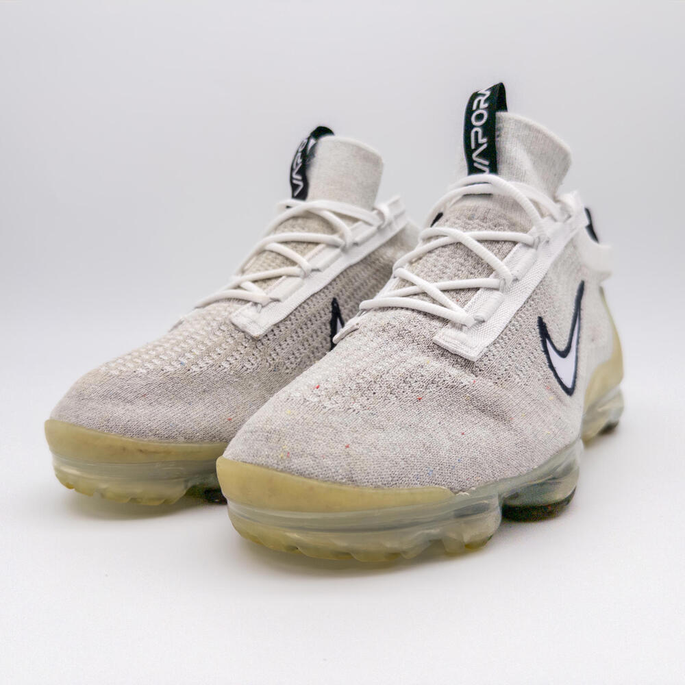 Nike Air VaporMax 2021 Flyknit Mens 'Monochrome' Size 12 - Picture 4 of 15